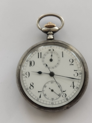 Minerva hopea taskukello chronograph