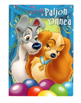 °°PALJON ONNEA°° -KORTTI /(PAPRON) Disney