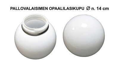 PALLOVALAISIMEN OPAALILASIKUPU, HALKAISIJA 14 cm