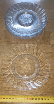 Lasiset Leipälautaset 18,5cm 6kpl.