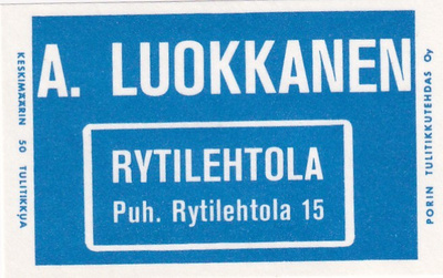 Rytilehtola, A. Luokkanen      7/13