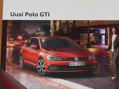 2018 VW Polo GTI esite - suomalainen - KUIN UUSI