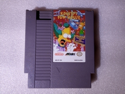 Nes Krusty's Fun House Usa