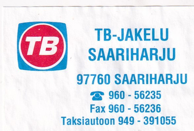 Saariharju, TB - Jakelu  5/15