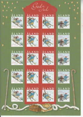 Åland 2010  Joulumerkkien arkki