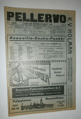 Pellervo-lehti, toukokuun 1. vihko, nro 9, v. 1915