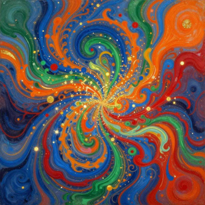 Uusi abstrakti alumiinitaulu 40 cm x 40 cm