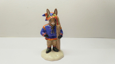 Jänis figuuri Talvinen Lappi, 2004 Royal Doulton