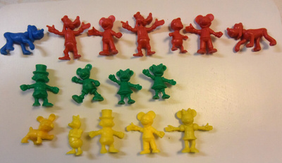 Disney muoviset figuurit (-80-90-lukua?)