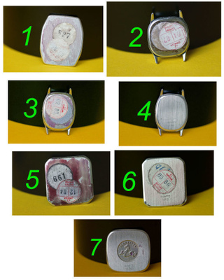 7 kpl Omega takakantta (kellon takakansi)