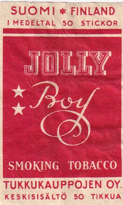 JOLLY Boy Smoking tobacco     e58
