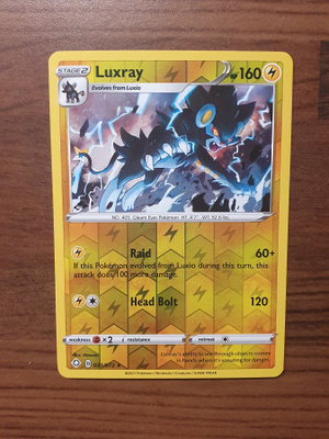 Pokemon Luxray 033/072 Reverse holo Rare