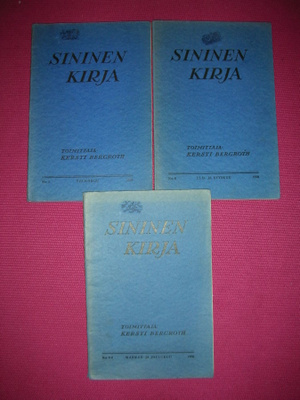 Sininen kirja 1929
