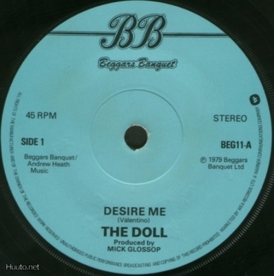 THE DOLL desire me / t.v. addict 45 -1979- uk kbd powerpop