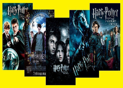 HARRY POTTER --- julistesetti 5kpl --- 21cm x 30cm #1