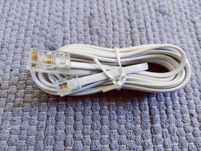 RJ12 6 PIN - RJ45 8 pin adapterikaapeli