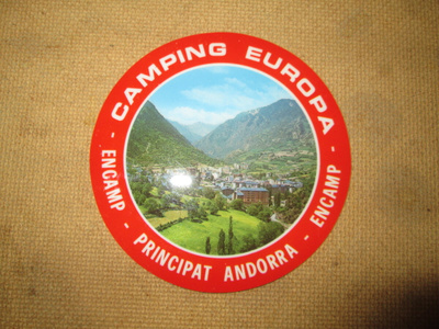 vintage Andorra camping tarra