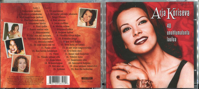 ARJA KORISEVA . 2 CD-LEVYÄ . 40 UNOHTUMATONTA LAULUA