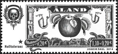 Åland  2014  Nollatoleranssi  1,00 + 0,20 €  ** LaPe 381