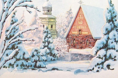 Kivikirkko Joulukortti