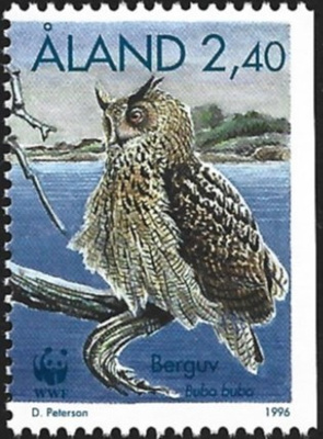 Åland 1996  WWF-merkit  Huuhkaaja  2,40 mk ** LaPe 110