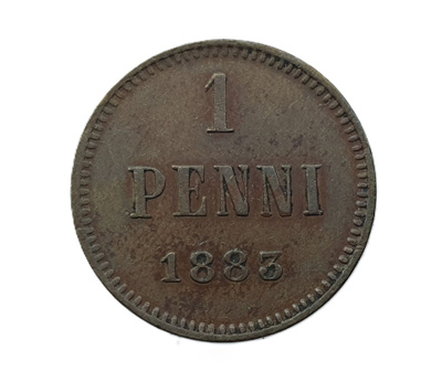 1 penni 1883 - hyväkuntoinen!