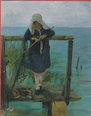 Helene Schjerfbeck Onkiva tyttö