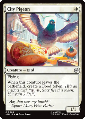 MtG Marvel's Spider-Man #4: City Pigeon Foil