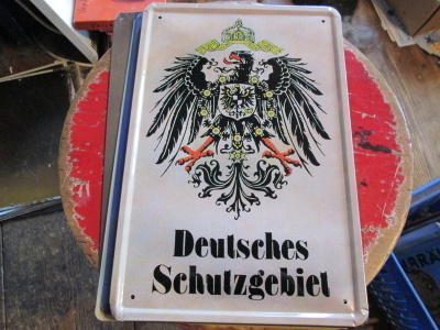 Peltikyltti Deutsches Schutzgebiet. Kotka