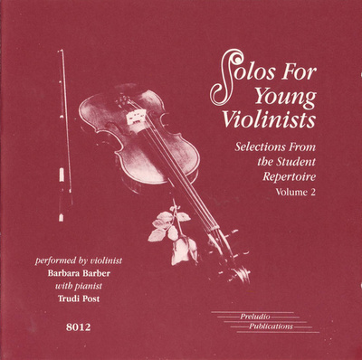 Barbara Barber/Trudi Post•Solos For Young Violinists Vol2 CD