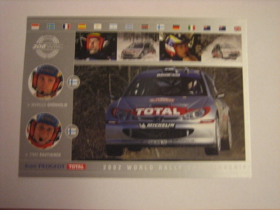 Peugeot rallikortti 5 A: Peugeot 206 WRC / Marcus Grönholm