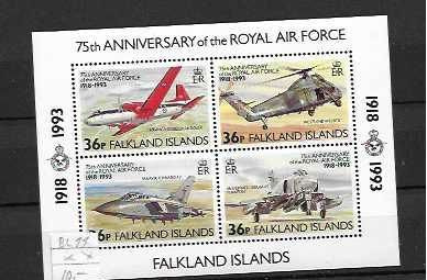 FALKLAND ISLANDS BL 11** LUETT. 10€