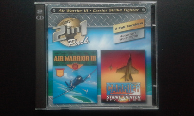 PC CD: Air Warrior III + Carrier Strike Fighter pelit (1998)