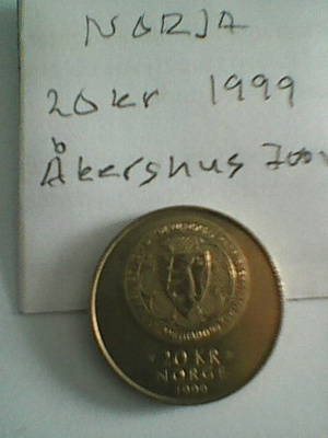 Norja 20 kr 1999, Åkershus 700 v.