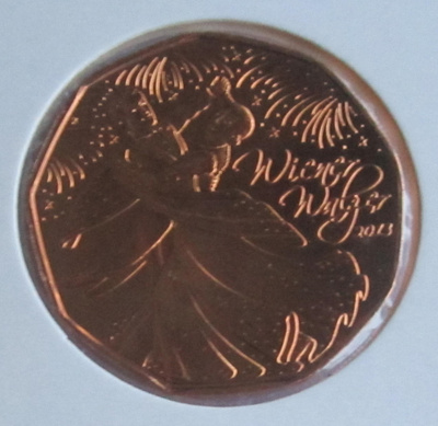 Itävalta 5 € 2013 - Wienin Valssi (UNC)