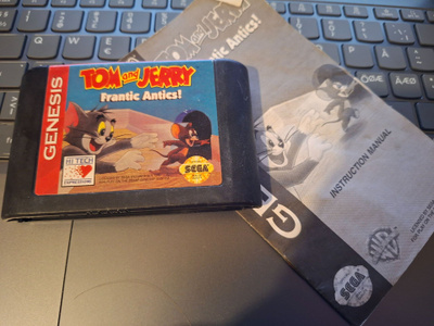 Sega Genesis Tom & Jerry Frantic Antics! Ja ohjeet