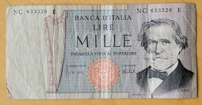 Italia 1000 liira 1969