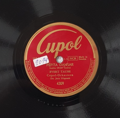 Savikiekko 1950 - Evert Taube - Pepita dansar - Cupol 4309