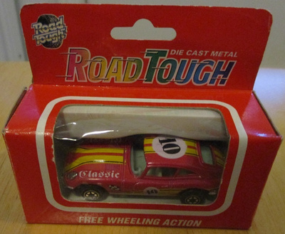 Jaguar E-Type Coupe Rosa-Yellow 1966 Yatming Road Tough 1:64