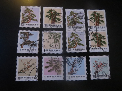 Kiinan tasavalta (Taiwan): Mänty, bambu ja luumu
