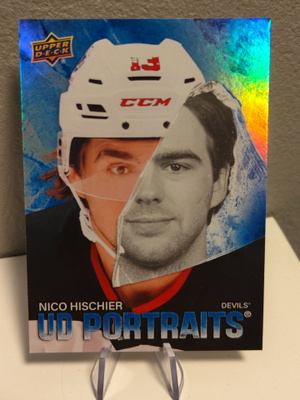 2025-26 Upper Deck UD Portraits Series 2- Nico Hischier