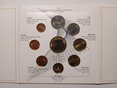 Slovenia  Vuosisarja 2008 + 3 € Juhlaraha EU:n kunniaksi