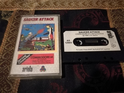 Commodore 64 / C64  Saucer Attack