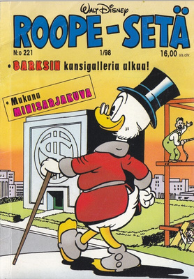 Roope-Setä N:o 221 (1/1998) Barksin kansigalleria alkaa!
