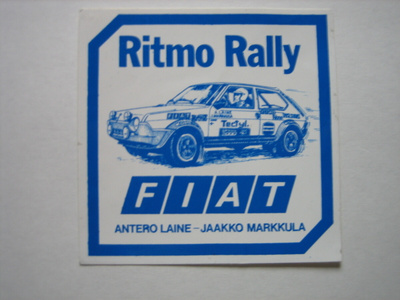 Fiat rallitarra 2: Fiat Ritmo Rally - Antero Laine