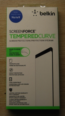 TemperedCurve Screen Protector for Samsung Galaxy Note9