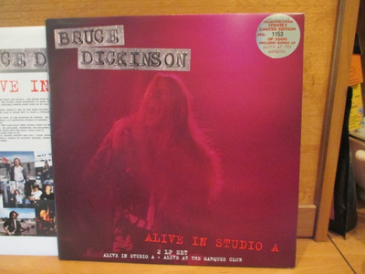 BRUCE DICKINSON:ALIVE IN STUDIO A/AT THE MARQUEE 2LP