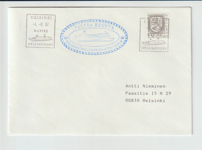 ERIKOISLEIMA  LAIVALEIMA 4.8.1987,   SILVIA REGINA