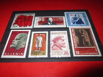 POSTIMERKKEJÄ LENIN AIHE