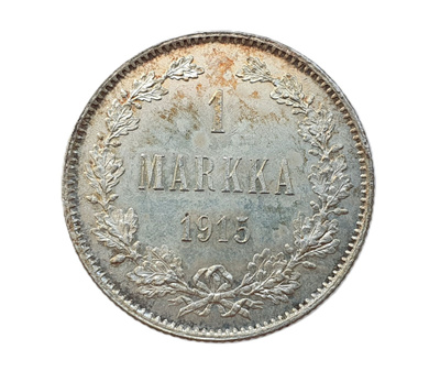1 markka 1915 - Hienokuntoinen!